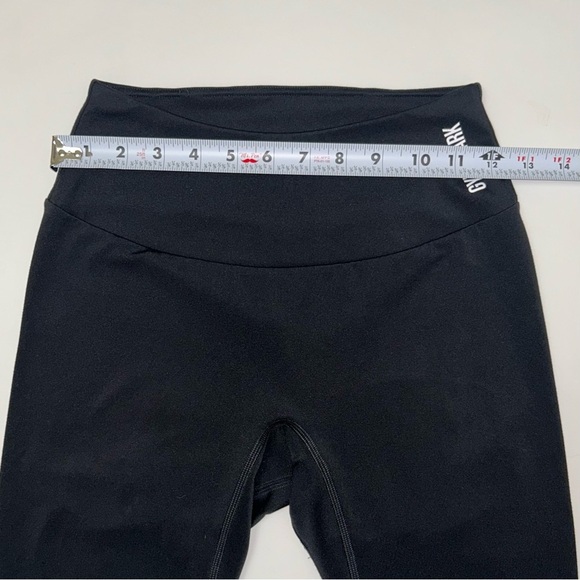 Gymshark Black Seamless 7/8 Crop Leggings XS High Waist Running Training - Picture 7 of 10